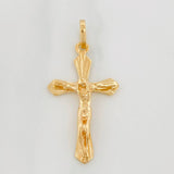 Dije Cruz Cristo 1.6g / 3.2cm Oro Amarillo 18K