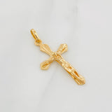 Dije Cruz Cristo 1.6g / 3.2cm Oro Amarillo 18K
