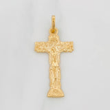 Dije Cruz Cristo 2g / 3.2cm Oro Amarillo 18K