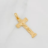 Dije Cruz Cristo 2g / 3.2cm Oro Amarillo 18K