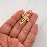 Dije Cruz Cristo 2.9g / 4cm Oro Amarillo 18K