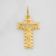 Dije Cruz Cristo Milagroso 2.1g / 2.7cm Oro Amarillo 18K