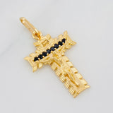 Dije Cruz Cristo Milagroso 2.1g / 2.7cm Oro Amarillo 18K