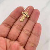 Dije Cruz Cristo Milagroso 2.1g / 2.7cm Oro Amarillo 18K
