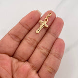Dije Cruz Cristo 2.05g / 3cm Oro Amarillo 18K