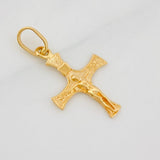 Dije Cruz Cristo 0.75g / 2.5cm Oro Amarillo 18K