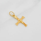 Dije Cruz Cristo 0.75g / 2.5cm Oro Amarillo 18K