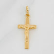 Dije Cruz Cristo 1.4g / 3cm Oro Amarillo 18K