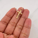 Dije Cruz Cristo 1.4g / 3cm Oro Amarillo 18K