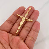 Dije Cruz Cristo 2.4g / 6cm Oro Amarillo 18K