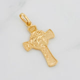 Dije Cruz Rostro Cristo 1.85g / 3cm Oro Rosa 18K