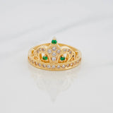 Anillo Corona 3.8g / T5 3/4 Oro Amarillo 18K