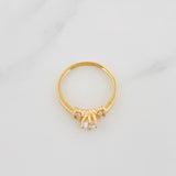 Anillo Solitario 2g / T6 1/2 Oro Amarillo 18K