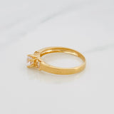 Anillo Solitario 2g / T6 1/2 Oro Amarillo 18K