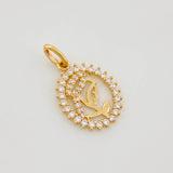 Dije Virgen María 1.2g / 2cm Oro Amarillo 18K