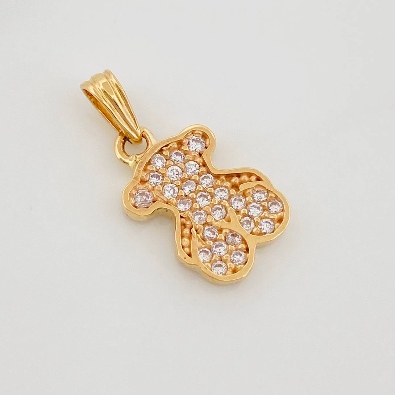 Dije Oso Ts 1.5g / 2cm Oro Amarillo 18K