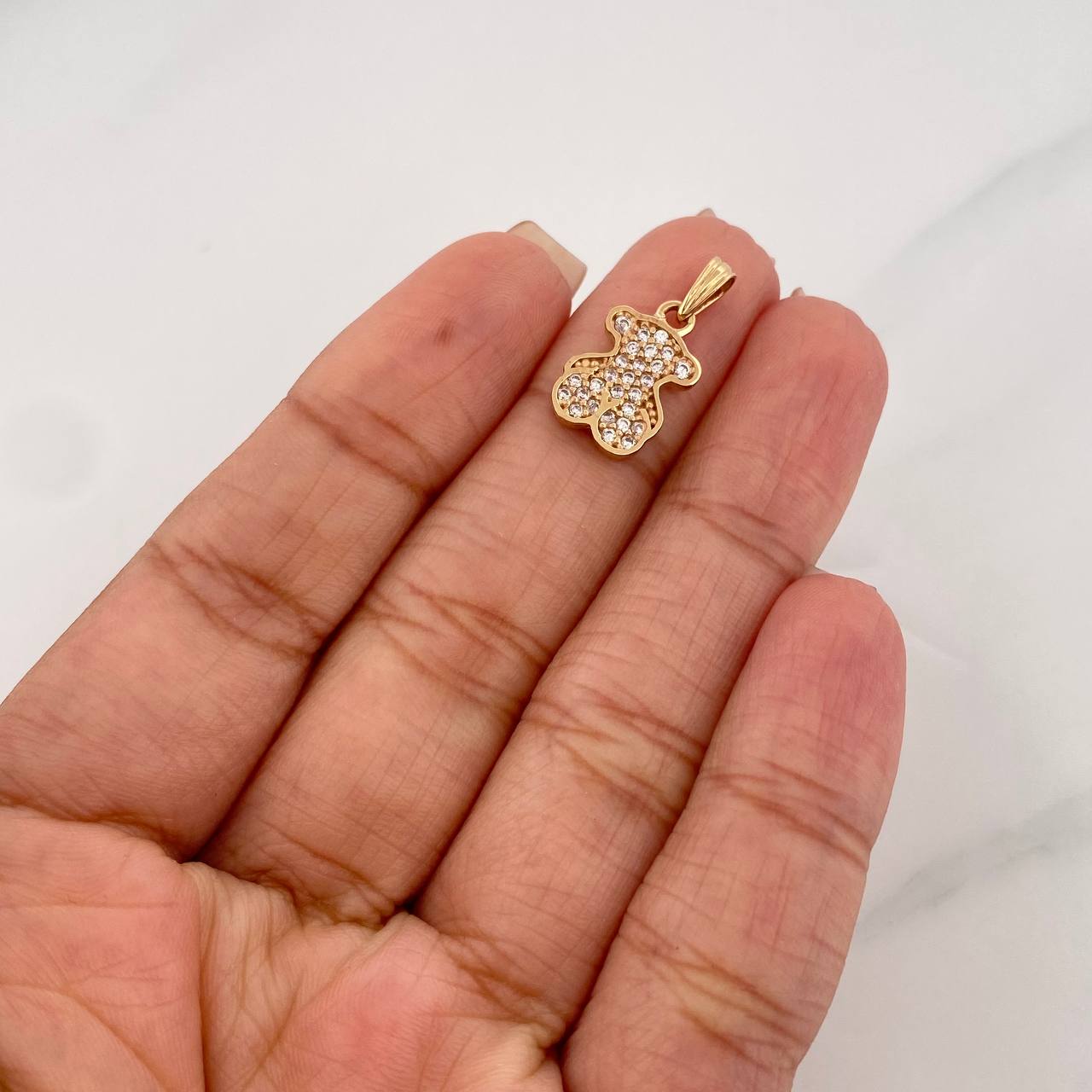Dije Oso Ts 1.5g / 2cm Oro Amarillo 18K
