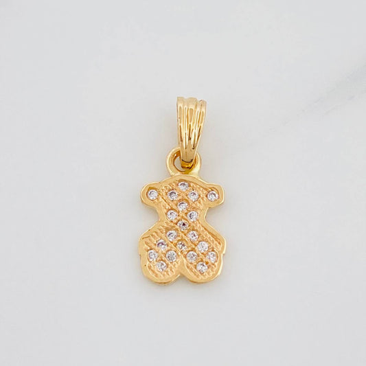 Dije Oso Ts 0.95g / 1.7cm Oro Amarillo 18K