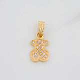 Dije Oso Ts 0.95g / 1.7cm Oro Amarillo 18K