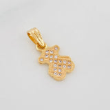 Dije Oso Ts 0.95g / 1.7cm Oro Amarillo 18K