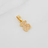 Dije Oso Ts 0.95g / 1.7cm Oro Amarillo 18K