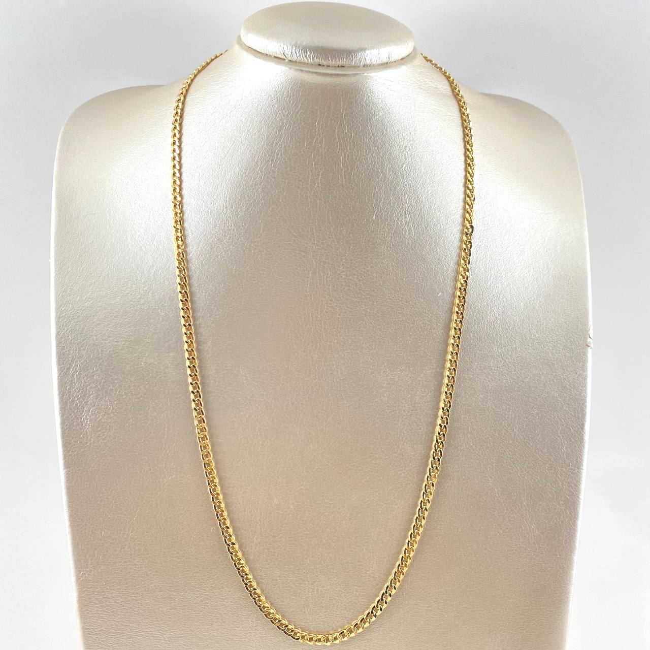 Cadena Cubana 8.9 g / 58 cm / 3.8 mm Oro Amarillo 18K