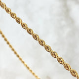 Cadena Lazo 6.85gr / 50cm / Oro Amarillo +3 18K *