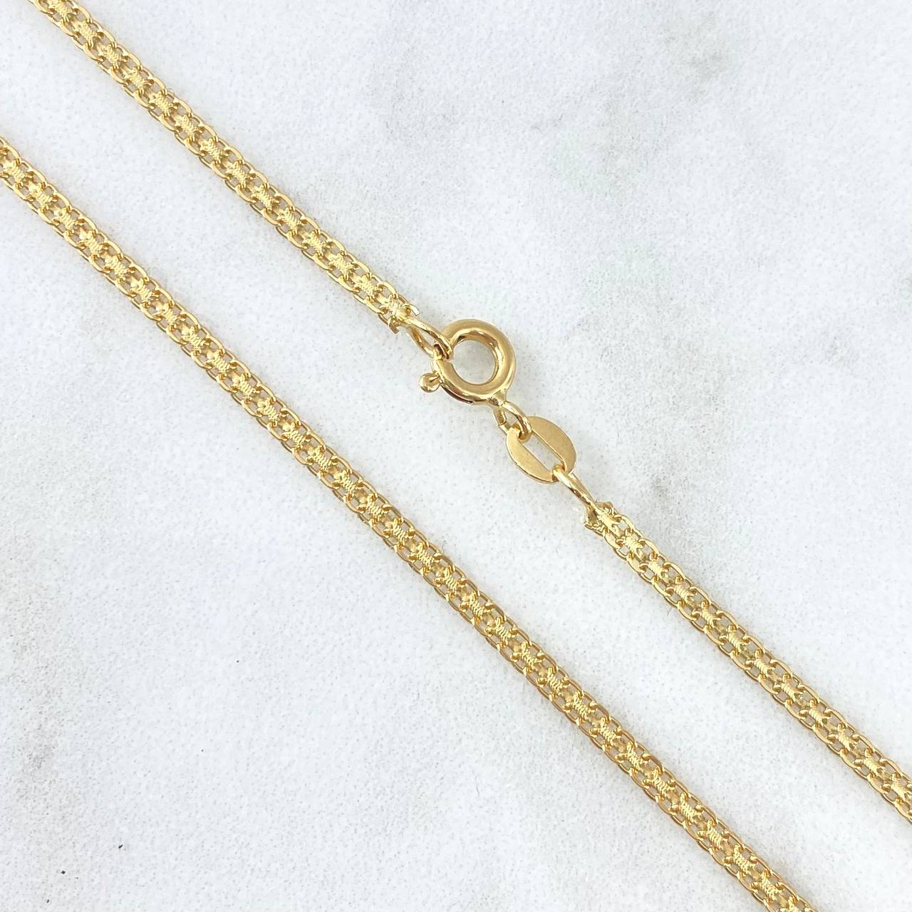 Cadena China 4.8gr / 50cm / 2.2mm Oro Amarillo +0 18K