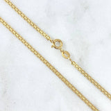 Cadena China 4.8gr / 50cm / 2.2mm Oro Amarillo +0 18K