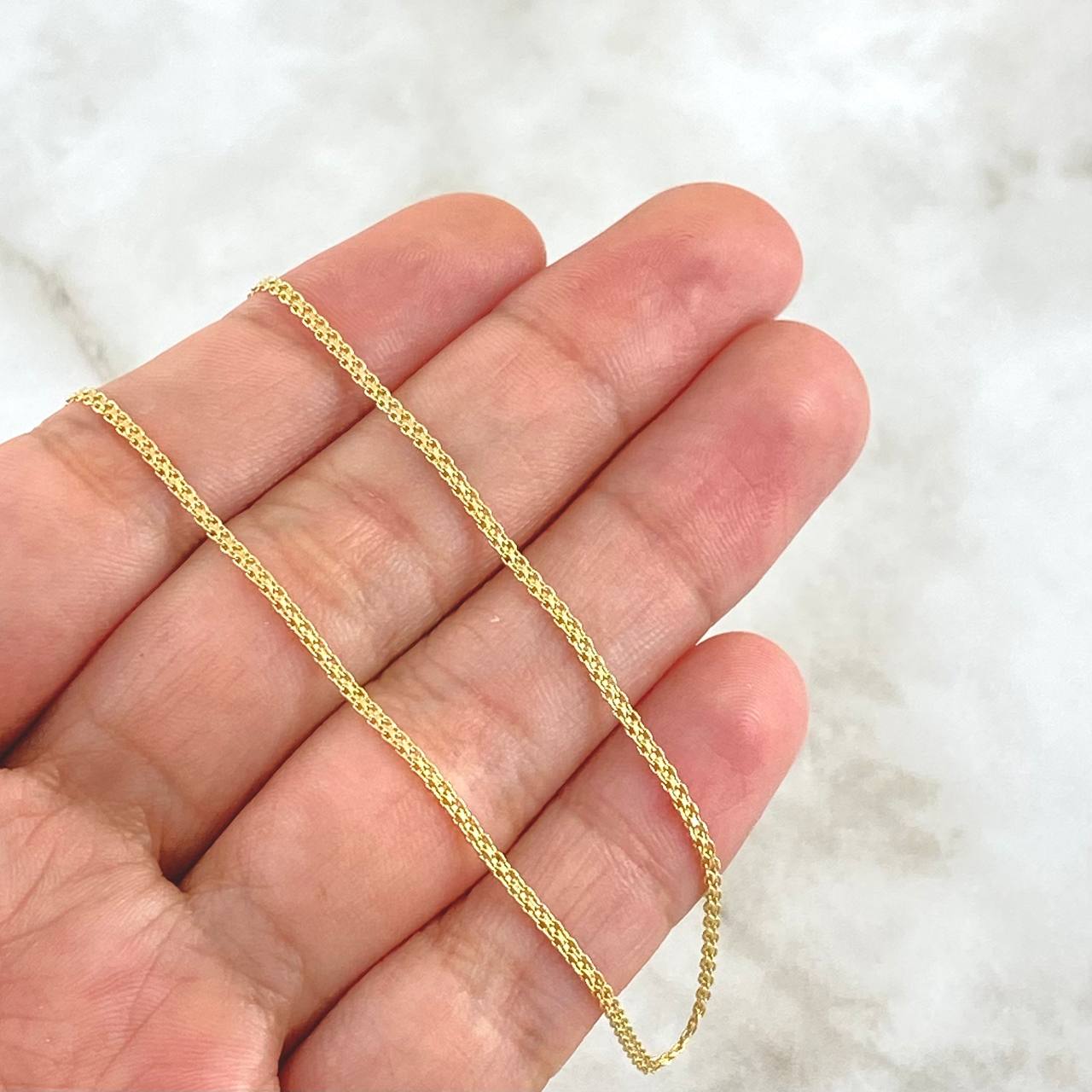 Cadena China 2.75gr / 50cm / 1.5mm Oro Amarillo +1 18K *