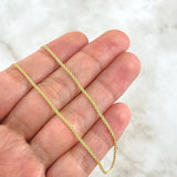 Cadena China 2.75gr / 50cm / 1.5mm Oro Amarillo +1 18K *