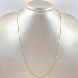 Cadena China 2.75gr / 50cm / 1.5mm Oro Amarillo +1 18K *