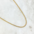 Cadena Cubana 2.8gr / 45cm-2.2mm Oro Amarillo +1 18K *