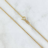 Cadena Militar 4.55gr / 50cm / Oro Amarillo +3 18K
