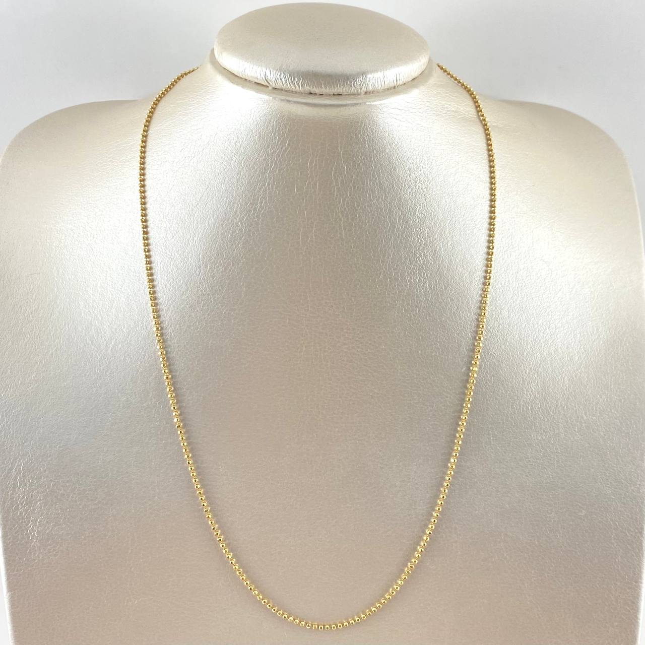 Cadena Militar 4.55gr / 50cm / Oro Amarillo +3 18K