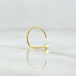 Piercing En Arco 0.3gr / 1cm / Nac.Esp.Oro 18K