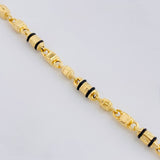 Pulso Barril Corona 5.25g / 21.5cm / 4.1mm Oro Amarillo 18K