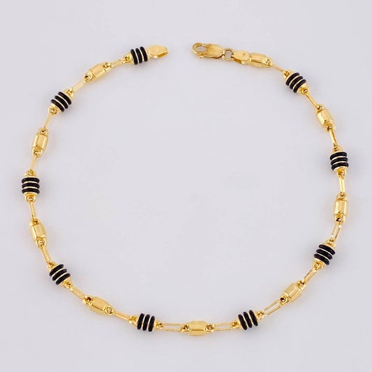 Pulso Rústico 3.2g / 22cm / 3.5mm Oro Amarillo 18K