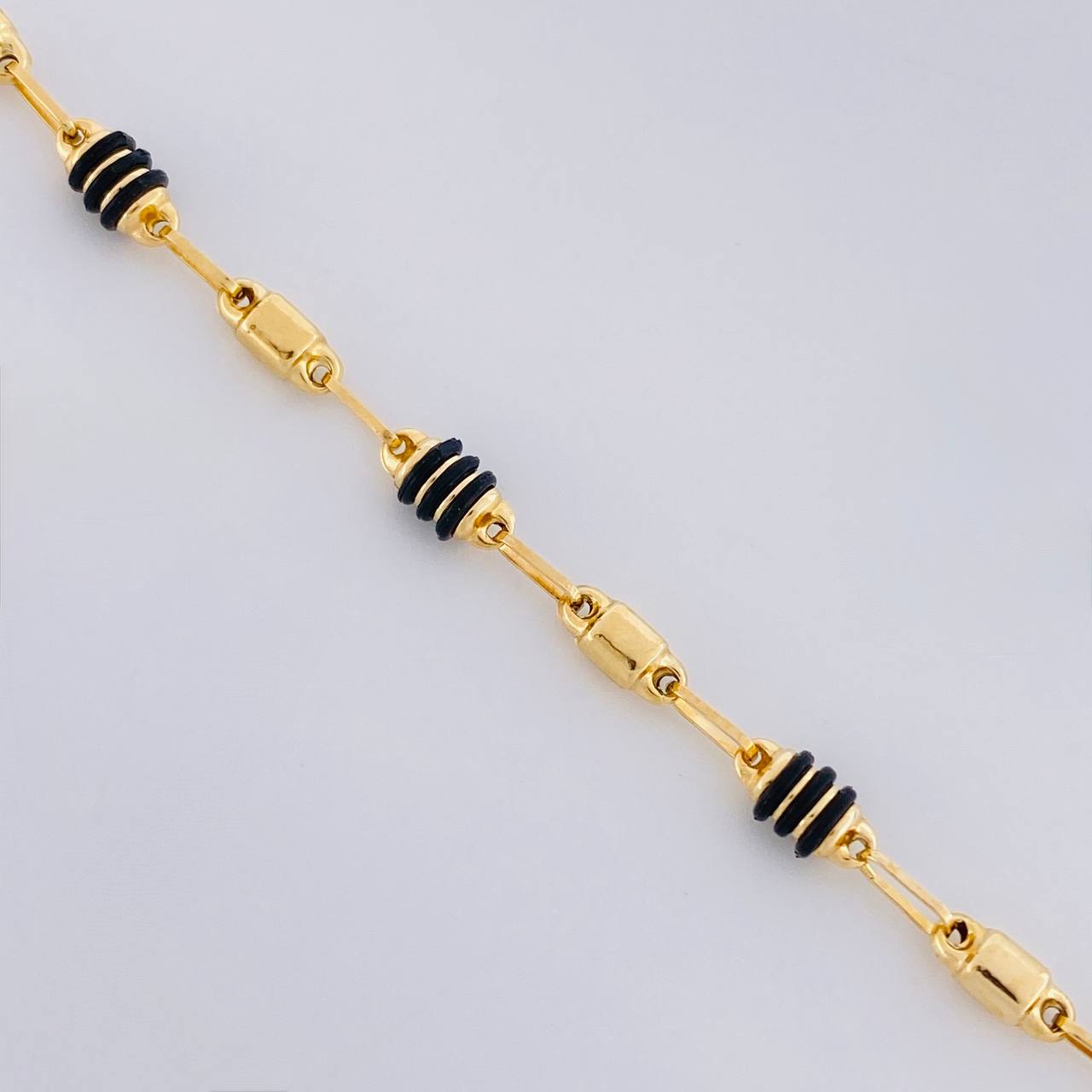 Pulso Rústico 3.2g / 22cm / 3.5mm Oro Amarillo 18K