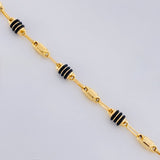 Pulso Rústico 3.2g / 22cm / 3.5mm Oro Amarillo 18K