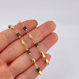 Pulso Rústico 3.2g / 22cm / 3.5mm Oro Amarillo 18K