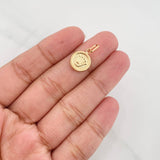 Dije Corona Circular 0.45g / 1.5cm Oro Amarillo 18K
