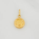 Dije Corona Circular 0.55g / 2cm Oro Amarillo 18K
