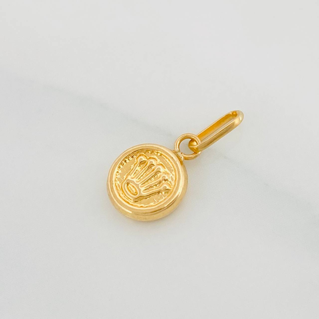 Dije Corona Circular 0.3g / 1.5cm Oro Amarillo 18K