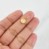 Dije Corona Circular 0.35g / 1.5cm Oro Amarillo 18K
