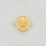 Herraje Paloma de la Paz 0.55g / 1.2cm Oro Amarillo 18K