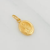 Dije Medalla Virgen Milagrosa 0.45g / 1.7cm Oro Amarillo 18K