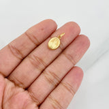 Dije Medalla Virgen Milagrosa 0.45g / 1.7cm Oro Amarillo 18K