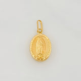 Dije Medalla Virgen de Guadalupe 0.65g / 2cm Oro Amarillo 18K