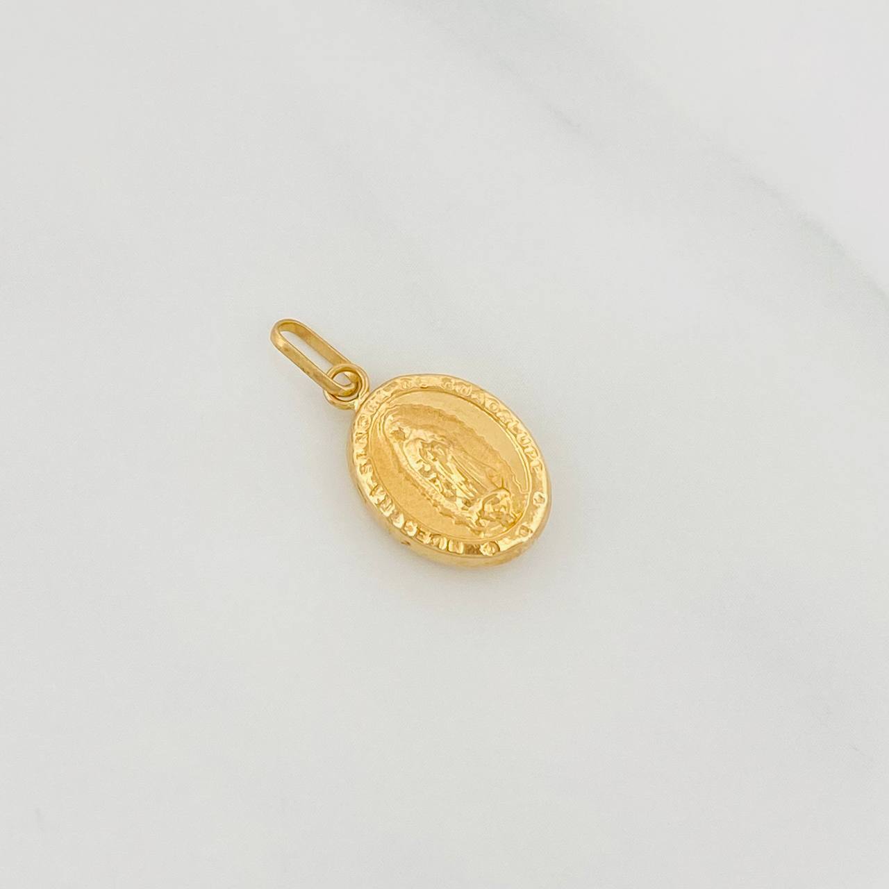 Dije Medalla Virgen de Guadalupe 0.65g / 2cm Oro Amarillo 18K